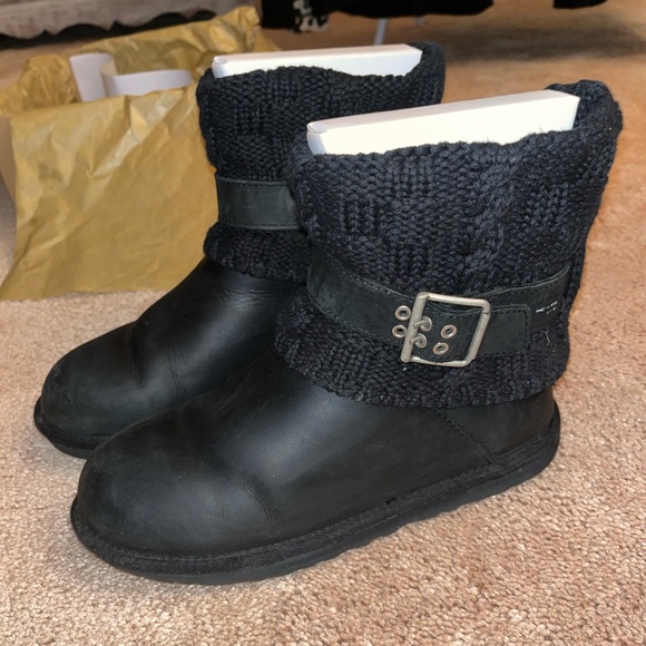 Cassidee Leather Knit UGG Australia - Picture 1 of 10